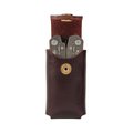 1791 Everyday Carry Leather Sheath for Large Multitool with Snap Closure & Easy-Slide Belt Attachment WEB-HD-ES-SLS-BUR-A